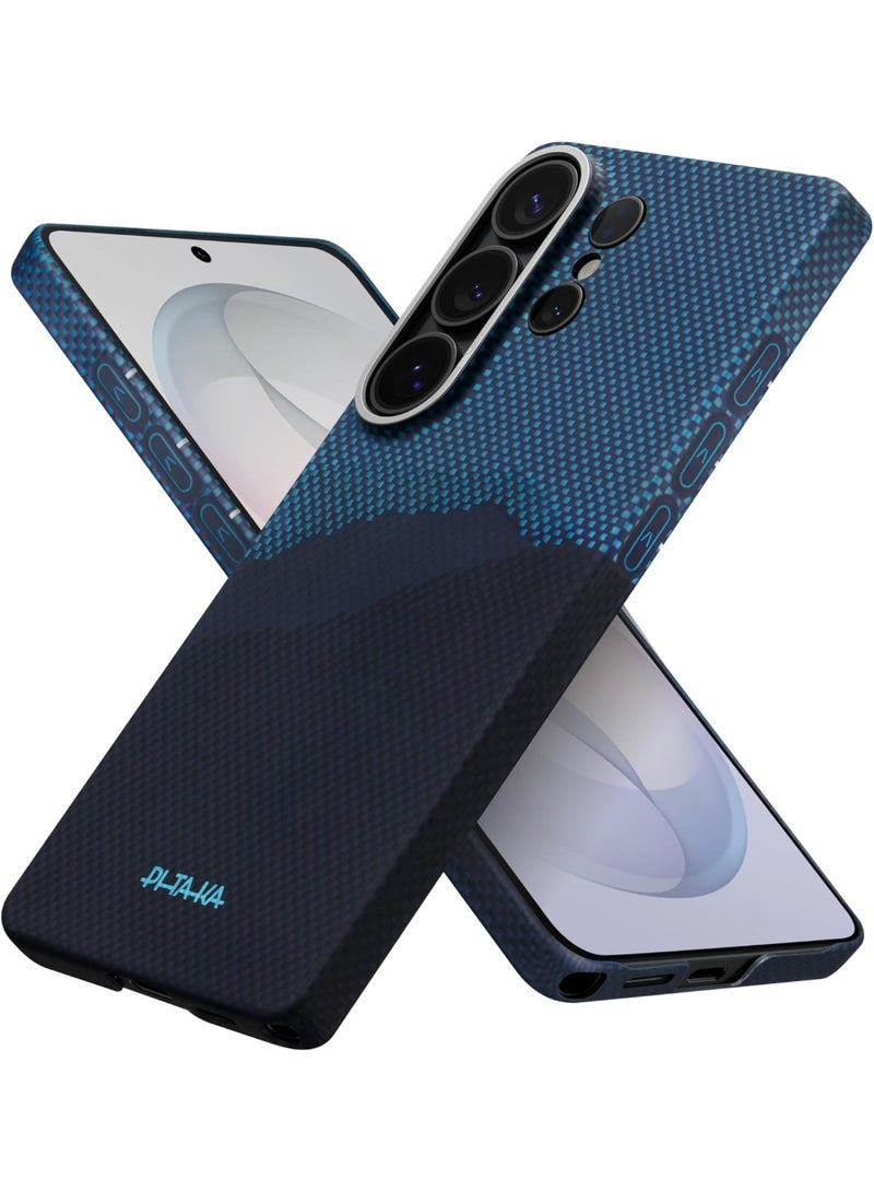 pitaka for S26 Ultra Case, 6.9 Inch, Compatible with MagSafe, Ultra-Slim Samsung Galaxy S26 Ultra Case with Aaron Button, 1500D Aramid Fiber Woven [Edge Case - Over the Horizon] - Image 1