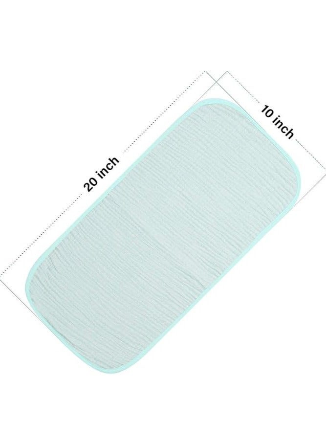 Moro Moro Rectangular Muslin Burp Towel – 100% Organic Cotton, Ultra-Absorbent & Breathable - Image 2