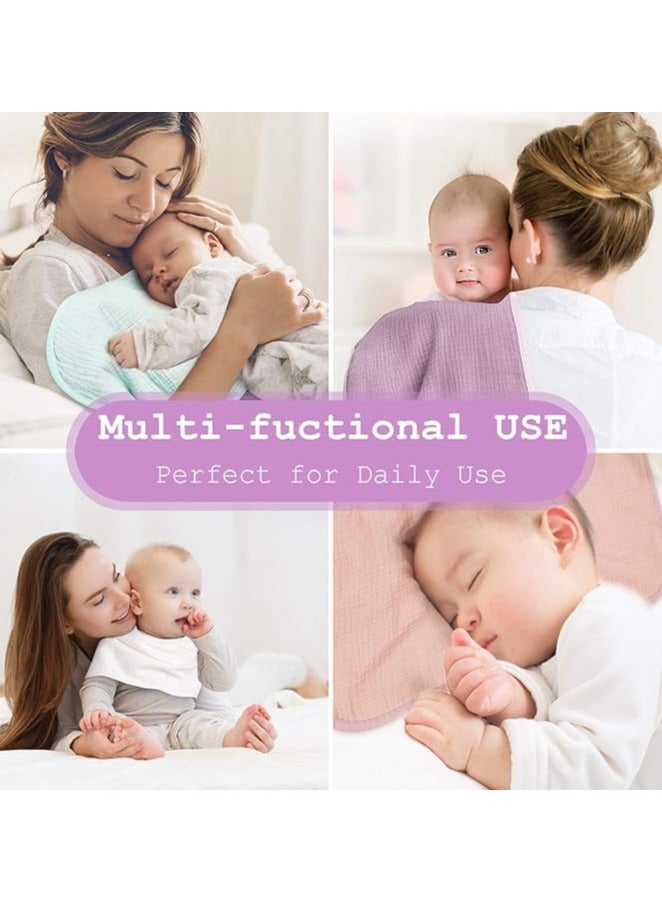 Moro Moro Rectangular Muslin Burp Towel – 100% Organic Cotton, Ultra-Absorbent & Breathable - Image 3