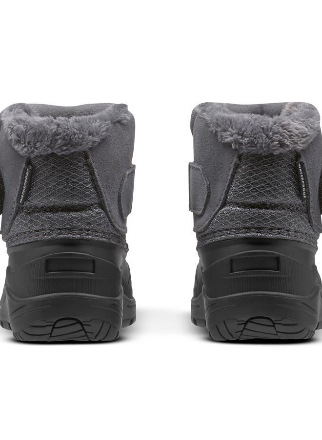 THE NORTH FACE Kids' Alpenglow II Insulated Snow Boot, Tnf Black/Zinc Grey, 9 Toddler - Image 2