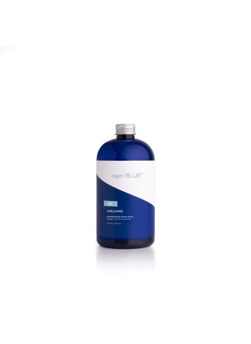 Capri Blue Capri Blue Hand Wash Refill - Moisturizing Liquid Hand Soap Refill - Moisturizing Soap Scented with Notes of Tropical Fruits - No Added Gluten, Parabens, or Sulfates (Volcano, 16 fl oz) 