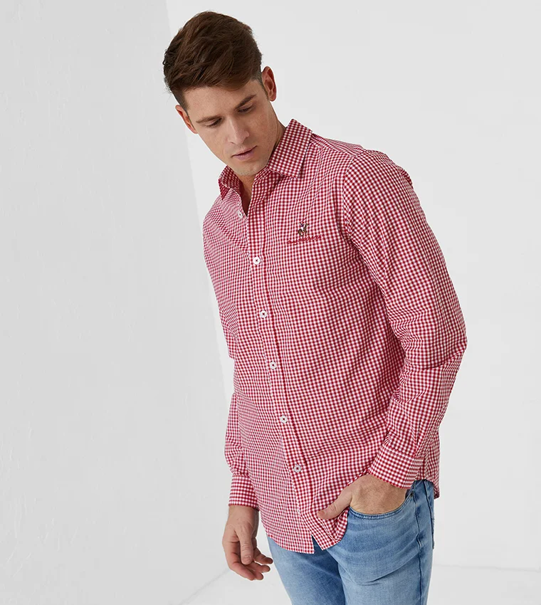 بيفرلي هيلز بولو كلوب قميص بأزرار جانبية لخريف متأخر