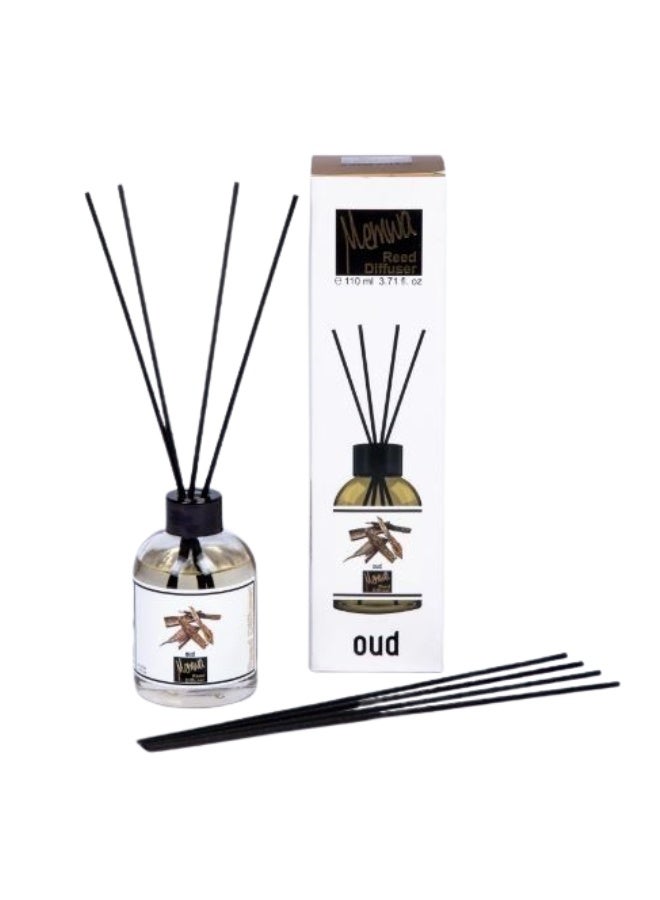 ميموا فواحة عود معطر جو برائحة العود 110 مل من ميموا – معطر منزلي فاخر برائحة شرقية فخمة - Image 1