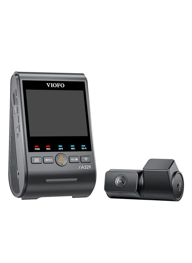 Viofo - Viofo A329 | 2CH | Front 4K + Rear 2K | 60FPS | Sony STARVIS 2 | HDR | Wi-Fi 6 | SSD Storage - Image 1