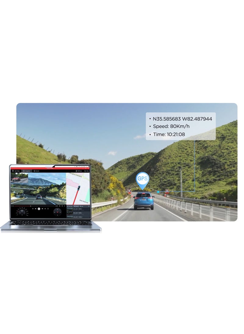 Viofo - Viofo A329 | 2CH | Front 4K + Rear 2K | 60FPS | Sony STARVIS 2 | HDR | Wi-Fi 6 | SSD Storage - Image 1