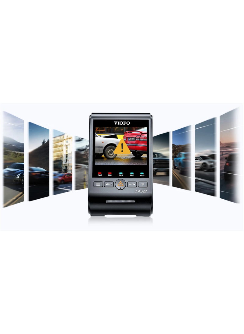 Viofo - Viofo A329 | 2CH | Front 4K + Rear 2K | 60FPS | Sony STARVIS 2 | HDR | Wi-Fi 6 | SSD Storage - Image 1