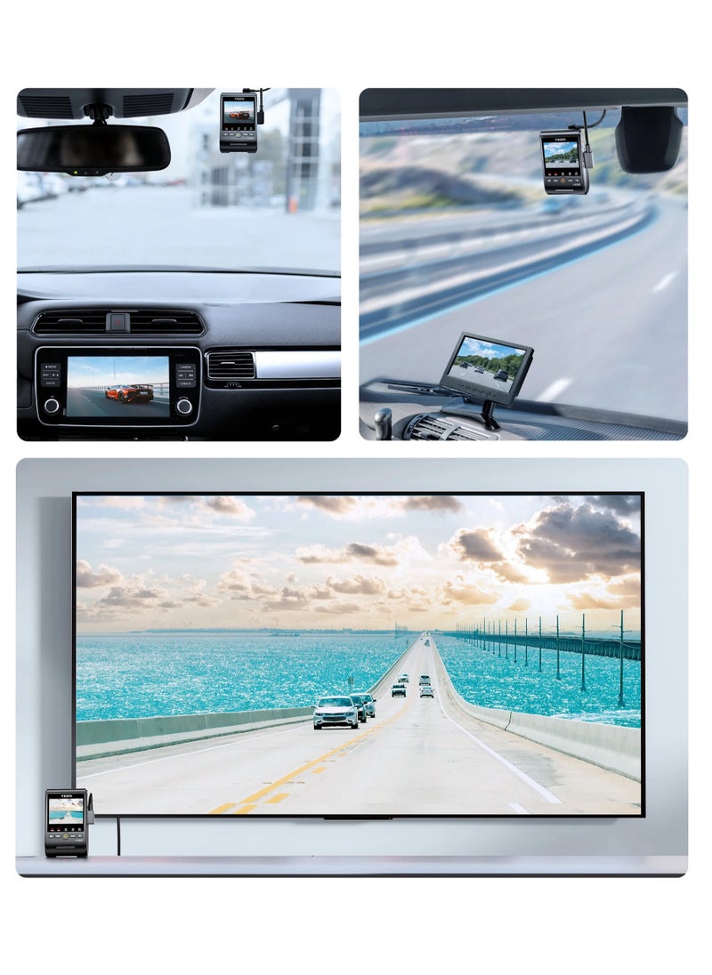Viofo - Viofo A329 | 2CH | Front 4K + Rear 2K | 60FPS | Sony STARVIS 2 | HDR | Wi-Fi 6 | SSD Storage - Image 1