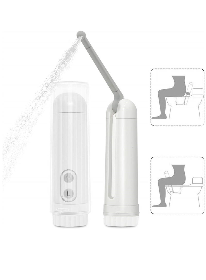 Excefore Portable Travel Bidet, IPX6 Waterproof Electric Bidet Sprayer with Automatic Decompression Film and Nozzle 180 Degree Adjustment  - Image 1