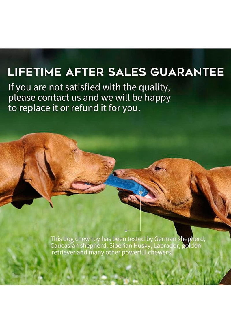 ألعاب مضغ التسنين للجراء قابلة للتجميد لعبة تسنين للجراء 1 حلقة تسنين 1 عظمة تسنين مجموعة ألعاب مضغ الكلاب القابلة للتجميد حلقة عظمة زرقاء - Image 5