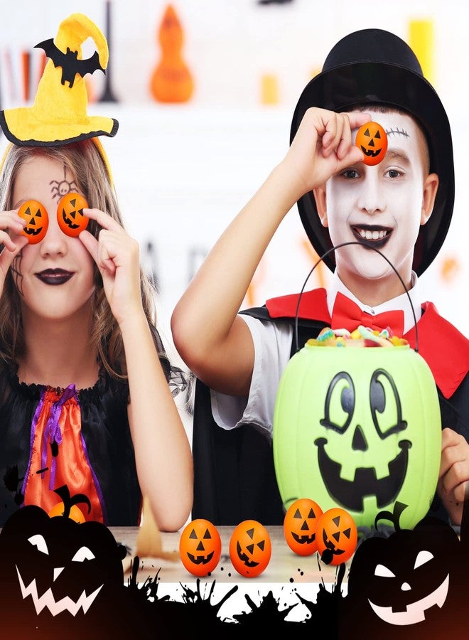 Jerify 30 Pcs Halloween Stress Balls Bulk 1.57 Inch Pumpkin Foam Stress Balls for Halloween Goodie Bag Fillers Trick or Treating School Classroom Game Prizes - Image 2