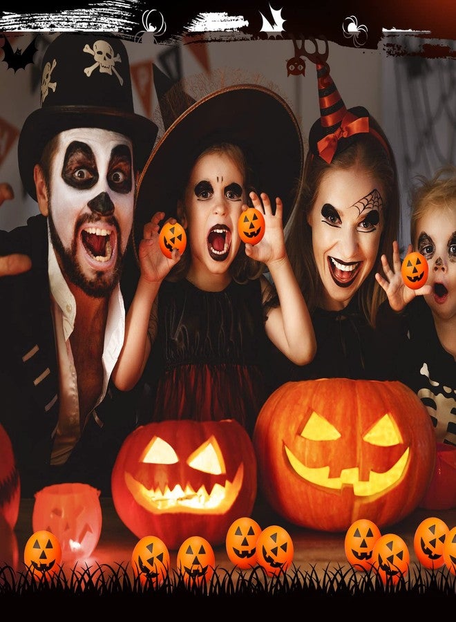 Jerify 30 Pcs Halloween Stress Balls Bulk 1.57 Inch Pumpkin Foam Stress Balls for Halloween Goodie Bag Fillers Trick or Treating School Classroom Game Prizes - Image 5