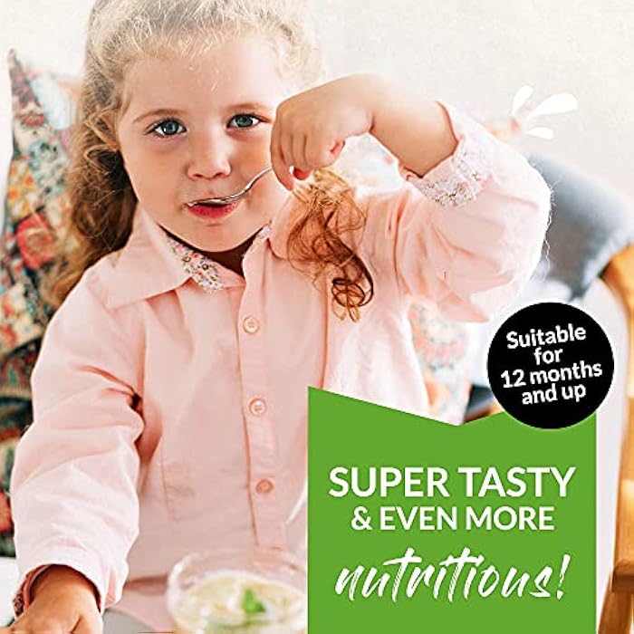 Mavella Kids Probiotic Powder Gut Boost – Daily Digestive & Immune Support with Fiber for Children Toddlers, Vanilla Flavored Fiber Supplement, Easy Mix for Constipation & Gut Health 3.52oz (100g) - Image 4