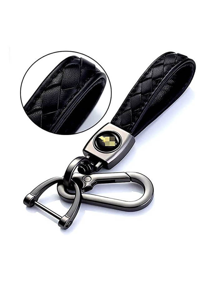 Generic - Genuine Leather Car Logo Keychain Keyring Accessories For Chevrolet Chevy Ado Camaro Cruze Spark Volt Malibu Bolt Sonic Trax Keychain Keyring Family Present - Image 1