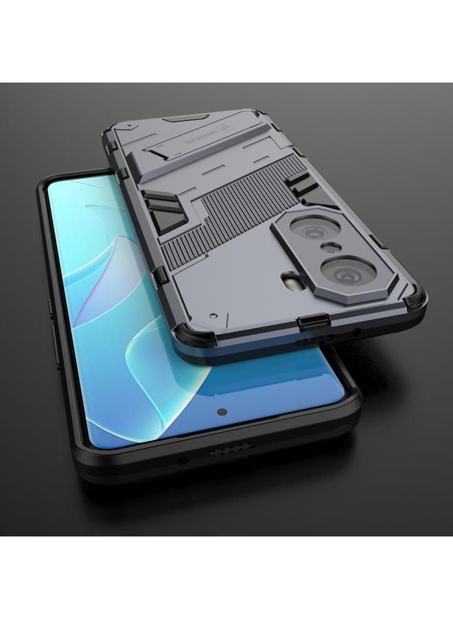 اس-توب جراب لهاتف Honor 60 Pro Punk Armor 2 في 1 PC + جراب هاتف TPU - Image 5