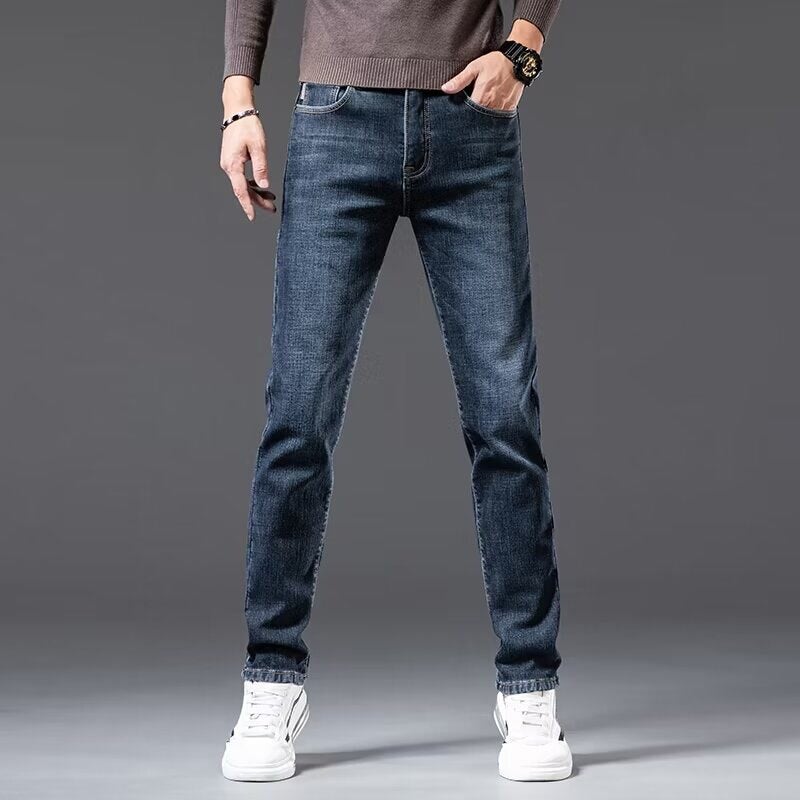 Unisex Classic Denim Jeans Loose Fit Daily Outdoor Wear - Image 5