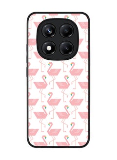 Stylizedd For Xiaomi Redmi Note 14 Pro 5G / X7 5G Case,Slim fit Camera Protection, Shockproof Thin Phone cover  - Feminine Flamingos  - Image 1