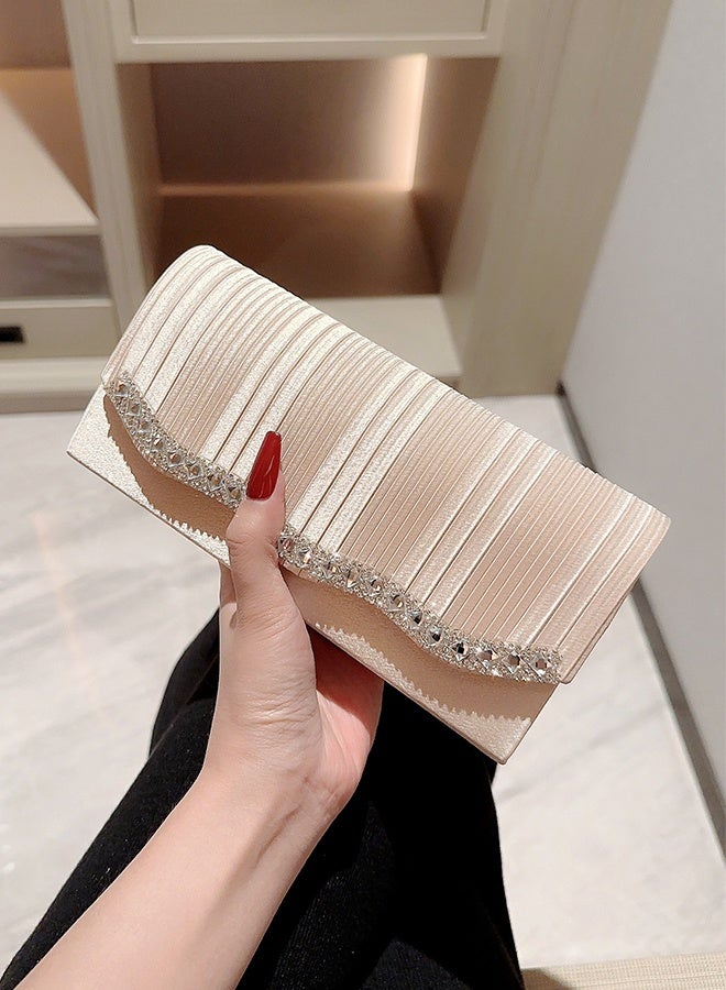 DUNISO المرأة بريق لامع مساء حقيبة صغيرة المغلف حقيبة يد سلسلة محفظة حقيبة حقيبة كروسبودي لحفل زفاف كوكتيل رسمي - Image 4