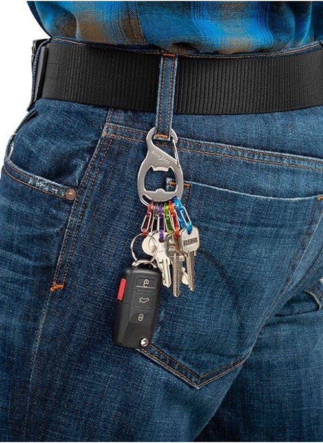 NiteIze KeyRack+ S-Biner® - الفولاذ المقاوم للصدأ  - Image 3