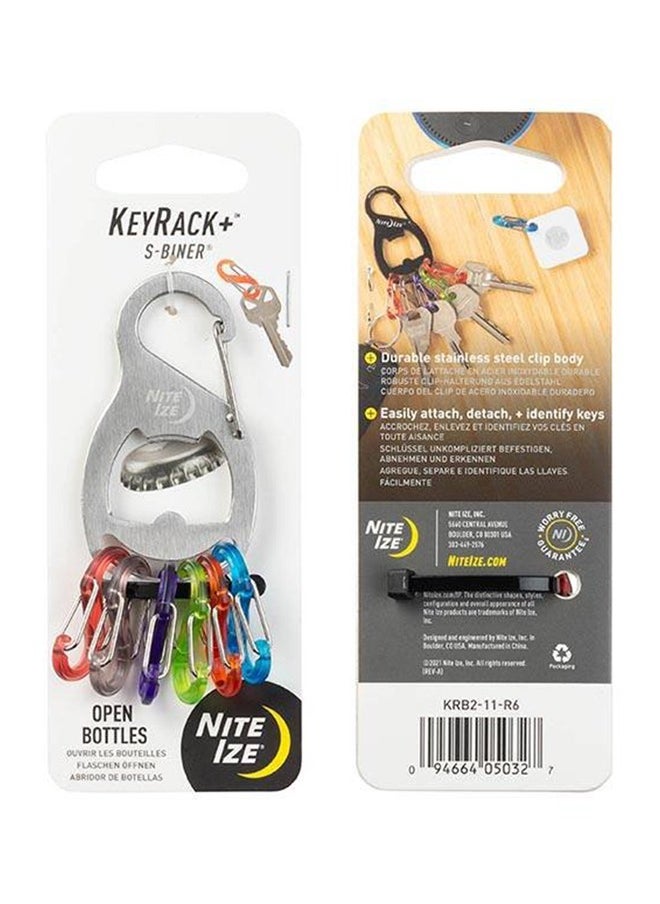 NiteIze KeyRack+ S-Biner® - الفولاذ المقاوم للصدأ  - Image 2
