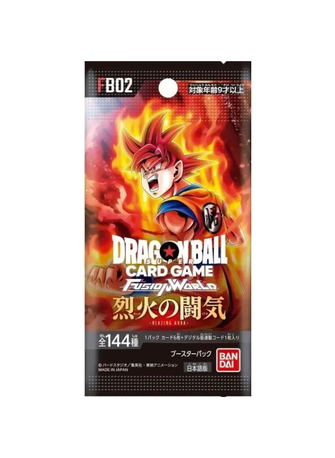 Dragon Ball Super TCG: Fusion World Blazing Aura (Random 1 Single pack ) (Japanese)