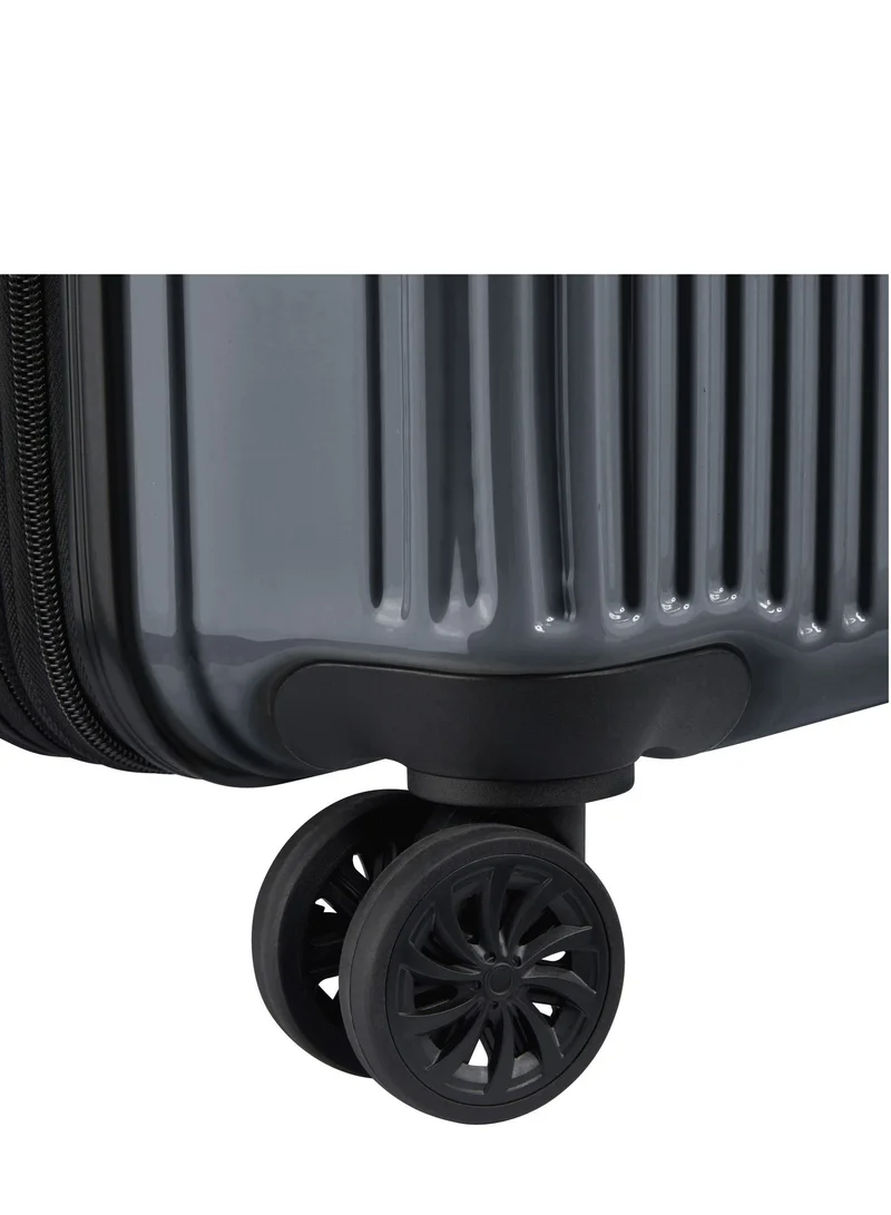 ديلسي _باريس Ophelie 55cm Hardcase 4 Double Wheel Expandable Cabin Luggage Trolley Glossy Blue - 00389380162ME