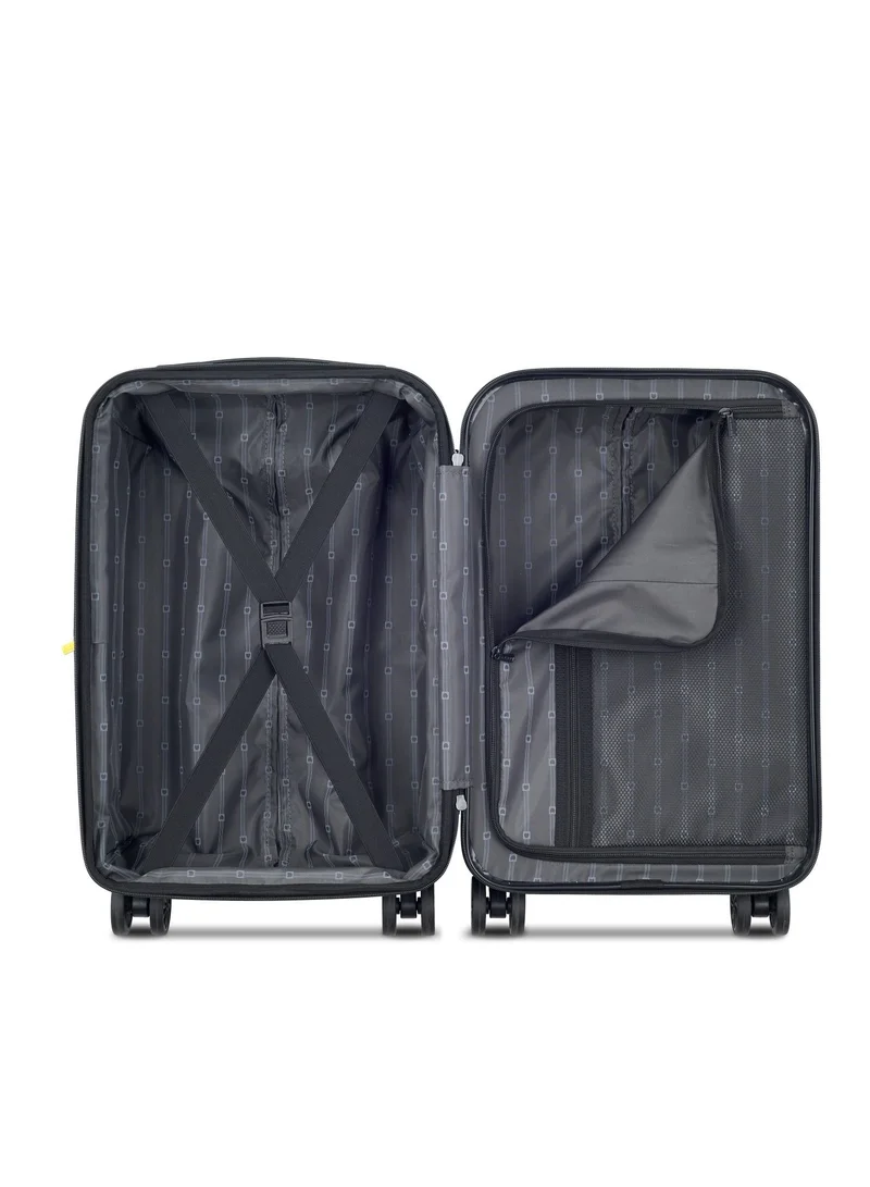 ديلسي _باريس Ophelie 55cm Hardcase 4 Double Wheel Expandable Cabin Luggage Trolley Glossy Blue - 00389380162ME