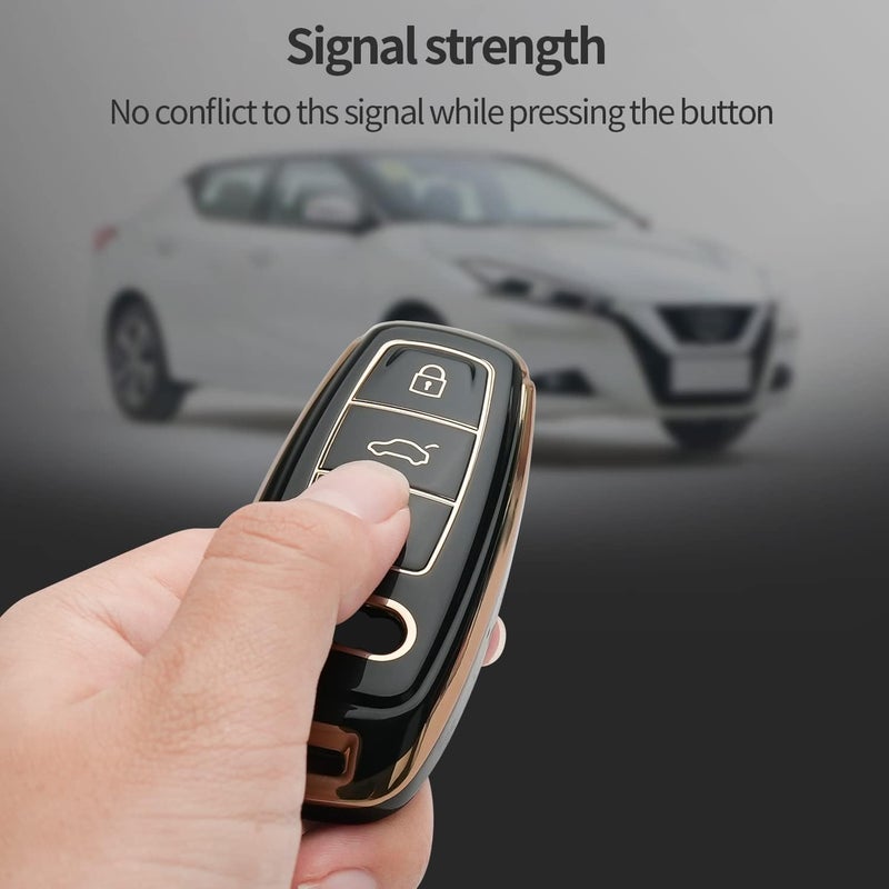 bqepe Audi Key Fob Cover with Keychain - Image 5