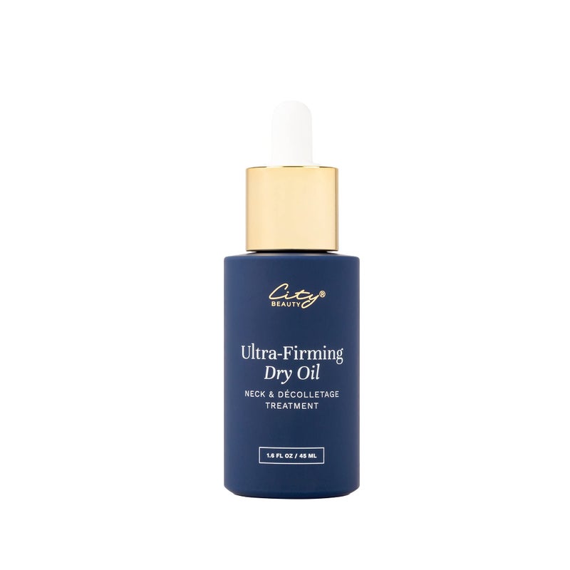 City Beauty UltraFirming Dry Oil  Neck  Dcolletage Treatment  Hydrate  Lift  Solution for Crepey Skin Sagging  Wrinkles  NonGreasy Formula  AntiAging CrueltyFree Skin Care