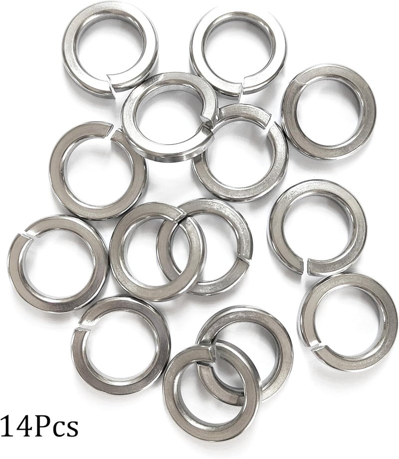 NACX M22 Split Lock Washer, 304 Stainless Steel Spring Lock Washer, 14Pcs - Image 3