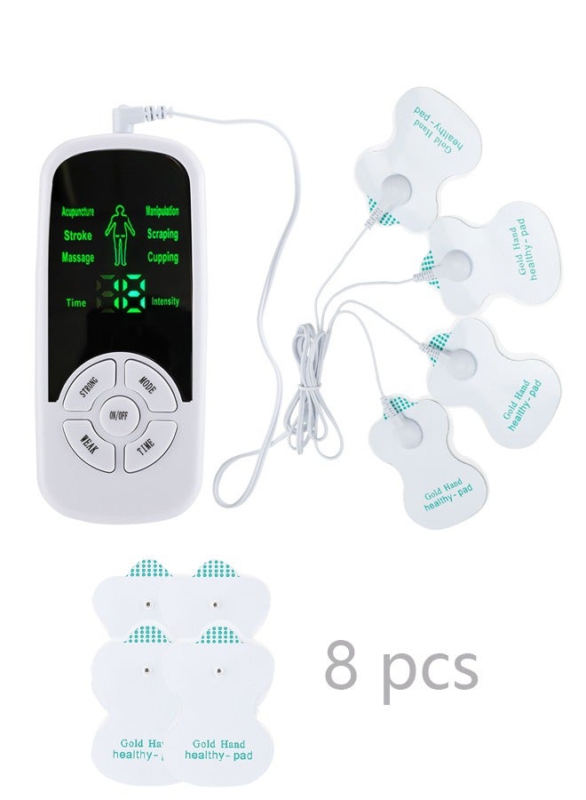 Generic Tens Muscle Stimulator for Pain Relief Therapy Dual Channels Electronic Pulse Massager for Face Body Massager Digital Therapy  - Image 1