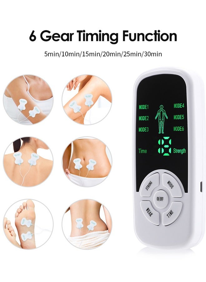 Generic Tens Muscle Stimulator for Pain Relief Therapy Dual Channels Electronic Pulse Massager for Face Body Massager Digital Therapy  - Image 3
