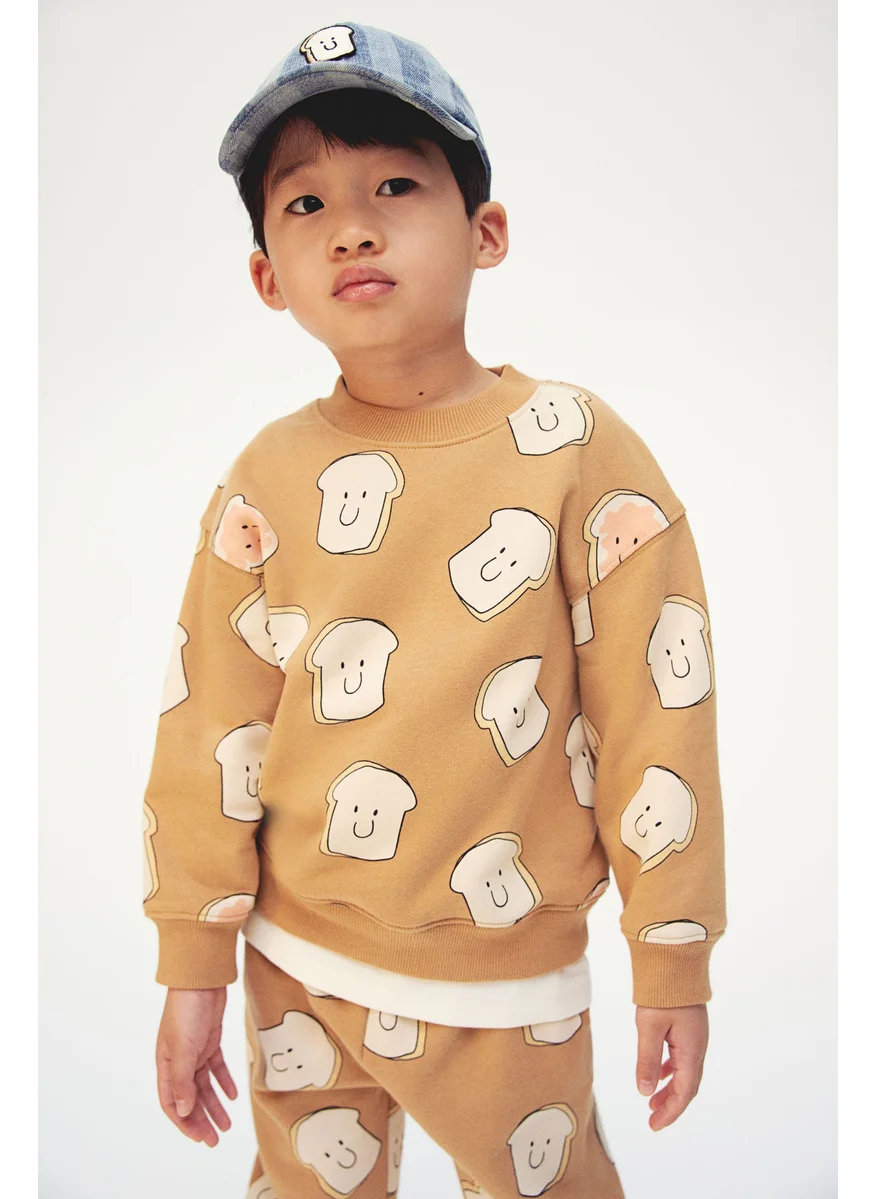 اتش اند ام Printed Sweatshirt