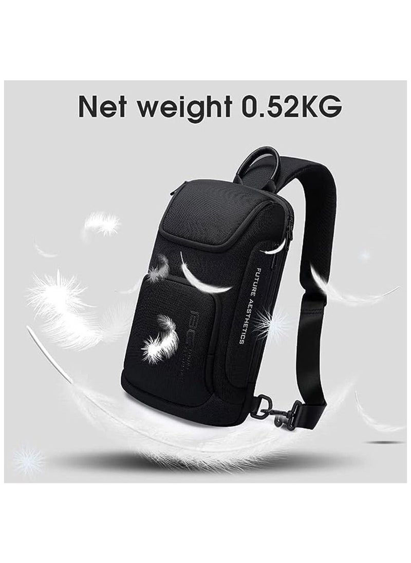 BANGE - Waterproof Men's Chest Bag Shoulder bags Crossbody Sling Backpack for Men - Image 1