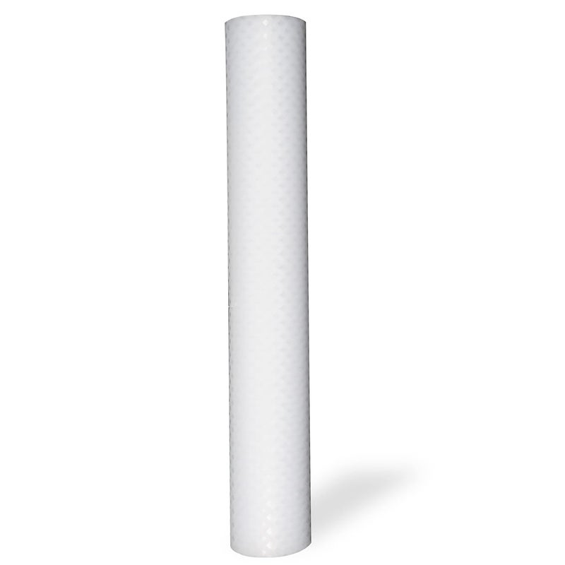 KayJen 45cmX3m Transparent Food Grade EVA Anti Slip MatSheet for Fridge Kitchen Drawer Shelf Liner Table Check Pattern Transparent - Image 2