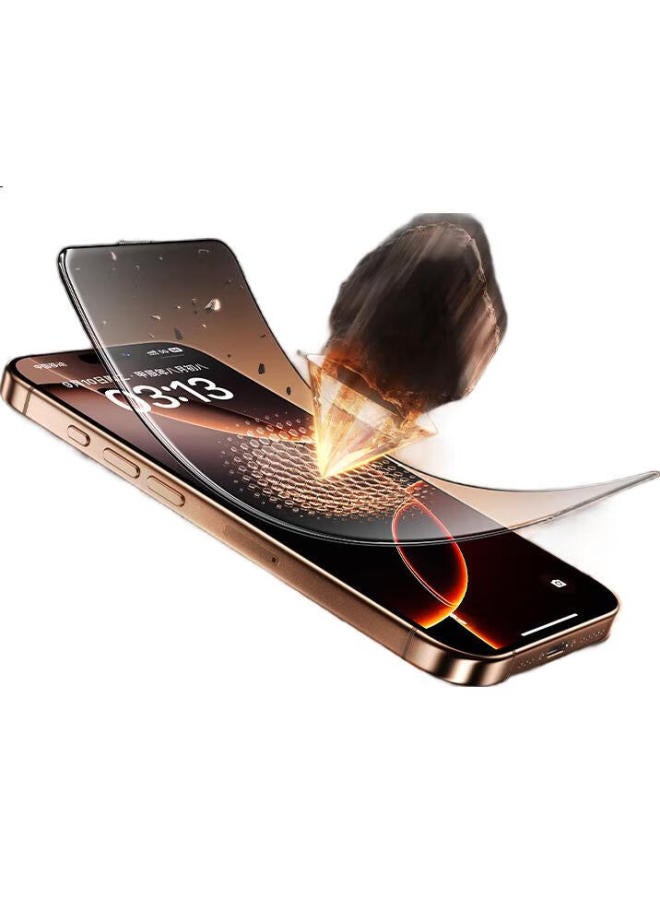 SmartDevil حماية شاشة زجاجية مقسّاة سمارت ديفيل لجهاز آيفون 16 برو ماكس، تغطية كاملة عالية الدقة مضادة للانفجار ومضادة للسقوط ومضادة لبصمات الأصابع، إحساس لمسة سلس، حواف رقيقة، مقاومة للغبار، عبوة من 2 - Image 1