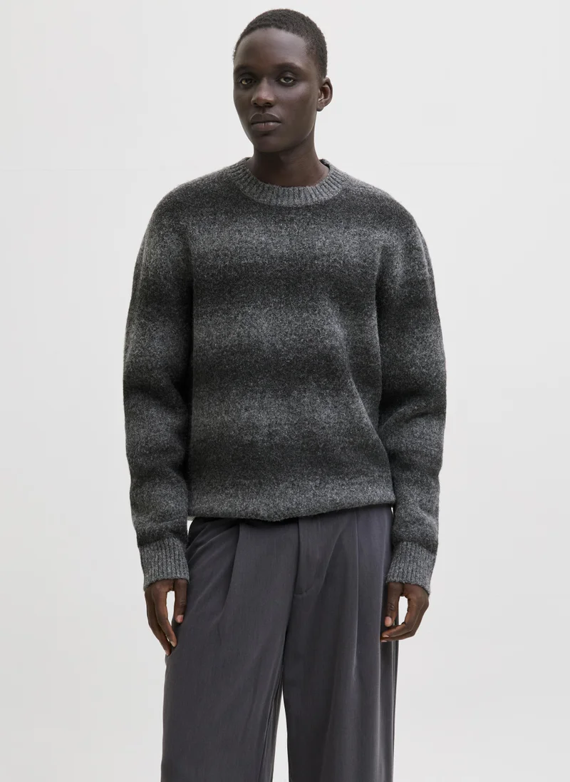 JACK & JONES Knitted Crew Neck Long Sleeve Sweater