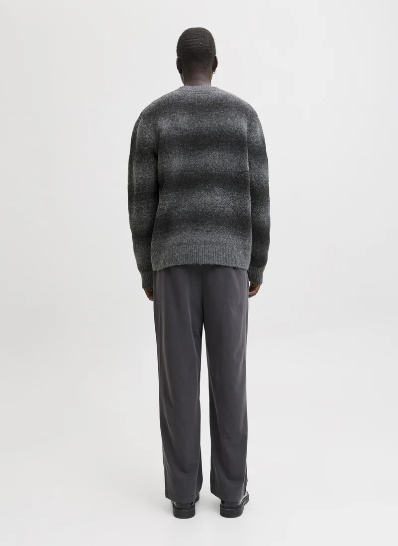 JACK & JONES Knitted Crew Neck Long Sleeve Sweater