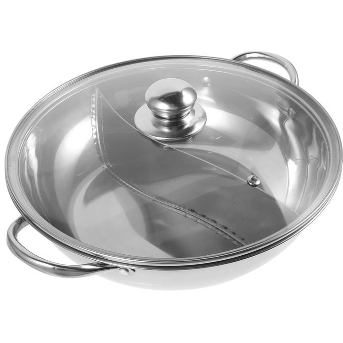 COOKTOP POT STOVETOP HOT POT YANG POT BURNER POT PAN STOCK POT WITH HANDLE WELDLESS POT DIVIDER PAN STAINLESS STEEL STOCK POT STAINLESS STEEL POT EXTRA THICK COOKING UTENSILS GLASS