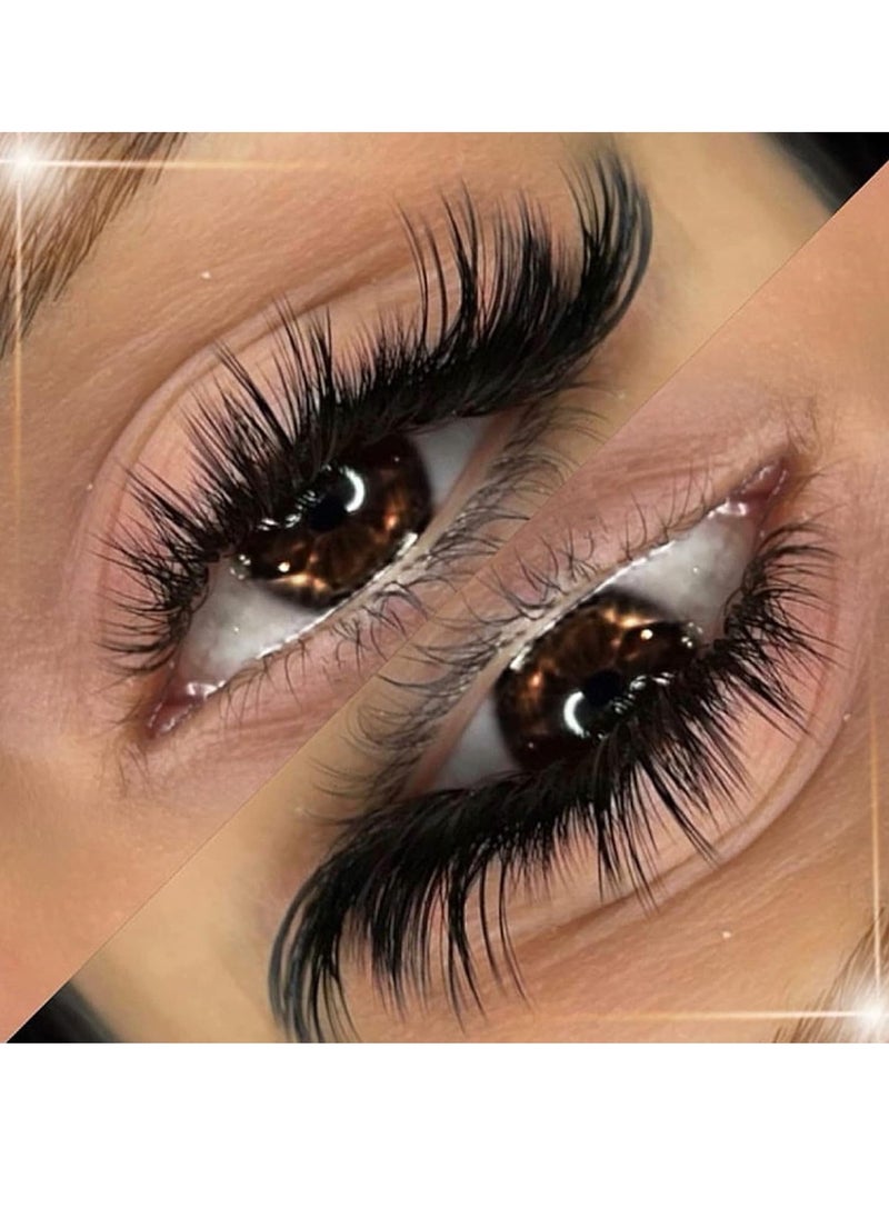 ALICROWN HAIR False Eyelashes Wispy Lashes Natural Look Fake Eyelashes Cat Eye Lashes Mink Fluffy Strip False Lashes Fox Eye Lashes Pack 7 Pairs ALICROWN  - Image 3
