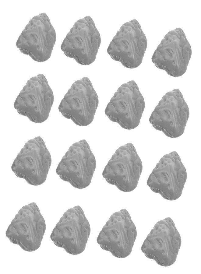 NAMOARLY 100pcs Realistic Fake Rock Garden Decorations Grey Stones Diorama Micro Train Landscape Decorative Rocks - Image 1