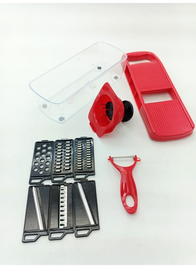 Genaric 6-in-1 Multifunctional Wire Vegetable Cutter with Peeler - Image 3