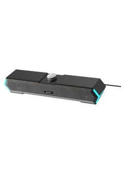 havit Desktop Speakers, Equipped with 52mm Full-Range Driver Unit, 2.1 Stereo Surround Sound, RGB Lighting Effect, Suitable for Computers, Phones, Projection, TV  - Image 1