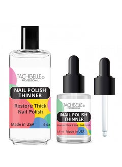 Tachibelle Nail Polish Thinner - Bring your old polishes back to life (Refill Size Kit)