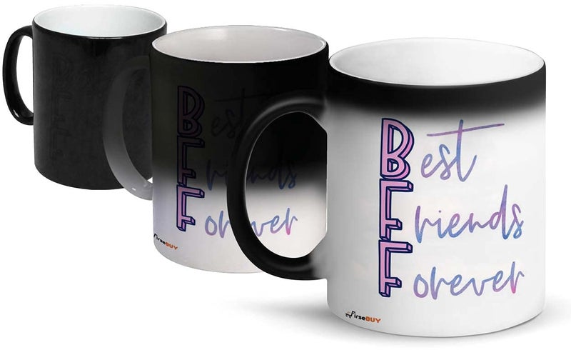 FirseBUY Friends Magic Mug BFF Best Friends Forever Printed Ceramic 11 Oz Coffee Cup Gift for Girls and Boys Men and Women - Image 1