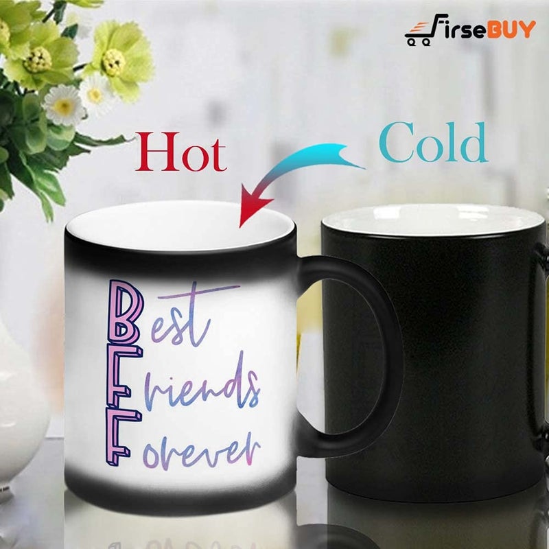 FirseBUY Friends Magic Mug BFF Best Friends Forever Printed Ceramic 11 Oz Coffee Cup Gift for Girls and Boys Men and Women - Image 3