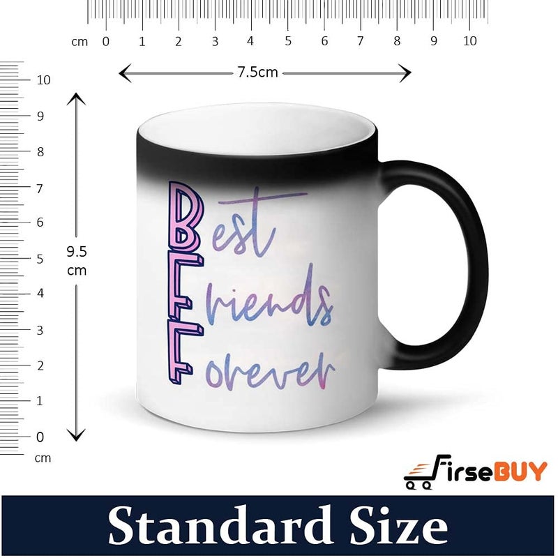FirseBUY Friends Magic Mug BFF Best Friends Forever Printed Ceramic 11 Oz Coffee Cup Gift for Girls and Boys Men and Women - Image 5