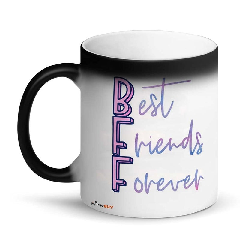 FirseBUY Friends Magic Mug BFF Best Friends Forever Printed Ceramic 11 Oz Coffee Cup Gift for Girls and Boys Men and Women - Image 4