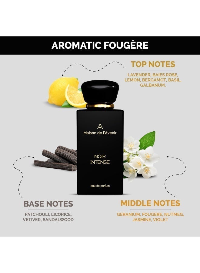 ميزون دي لافينير نوار إنتنس – أو دو بارفان – عطر للجنسين – طويل الثبات – 100 مل - Image 5