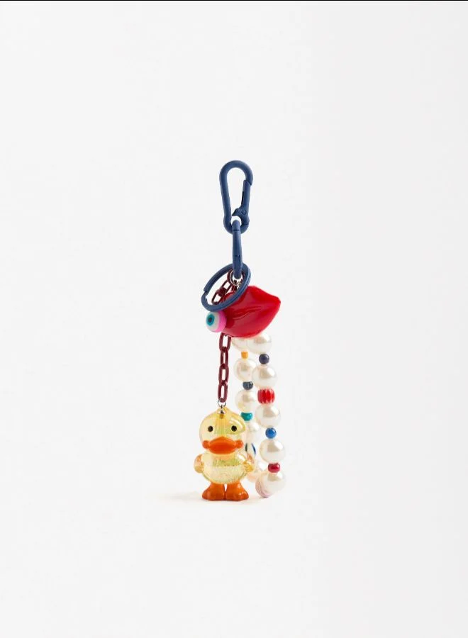 PARFOIS Duck Keychain Charm Holder