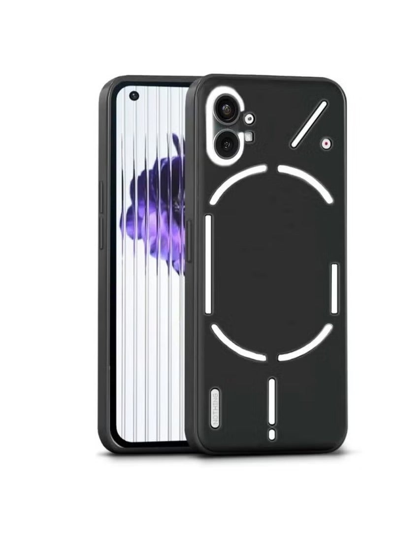 DUSALA Liquid Silicone Ultra-Thin TPU Case for Nothing Phone 1 (5G, 2022) – Soft Slim Shockproof Protective Back Cover with Anti-Fingerprint & Scratch-Resistant Coating, Microfiber Inner Lining, Camer